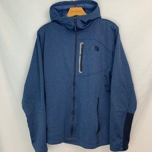 North face canyonlands full zip hoodie blue size large